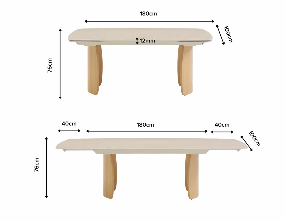Product dimensions
