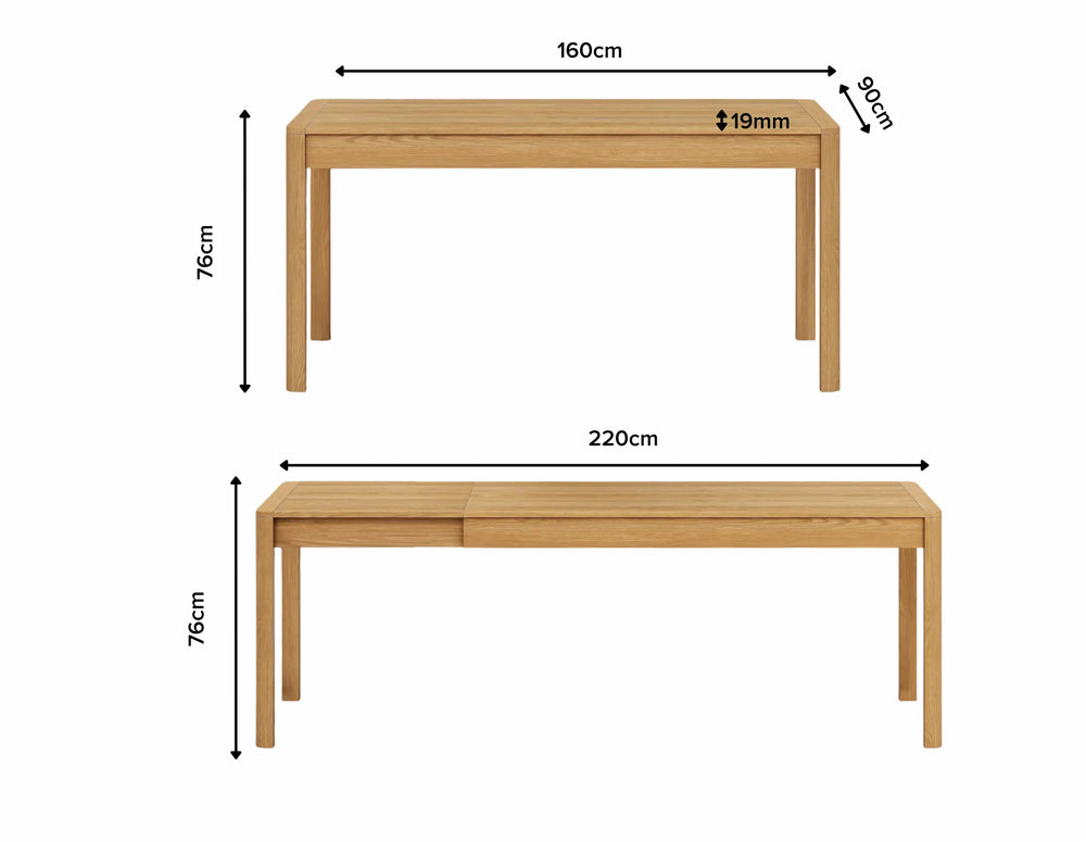 Product dimensions