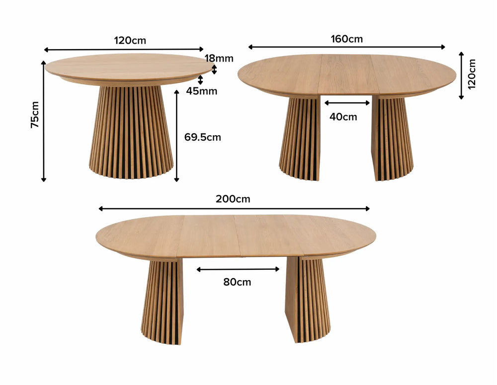 Product dimensions