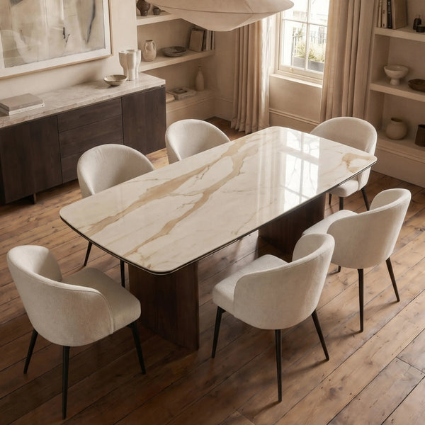 FESINOS - Ceramic Extendable Dining Table