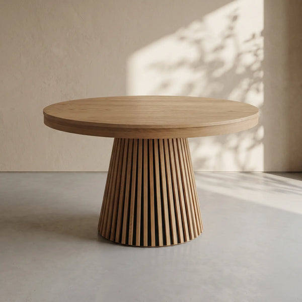 ORINO - Oak Extendable Dining Table - Seats 4 or 6