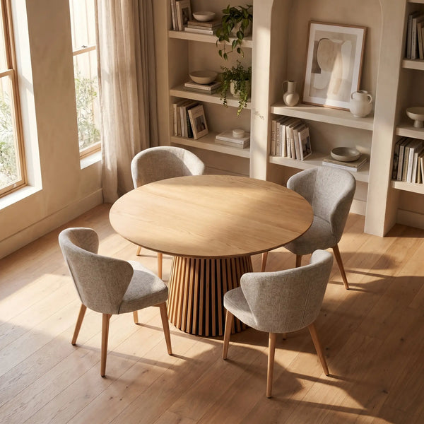 ORINO – Oak Extendable Dining Table - Seats 4–6–8