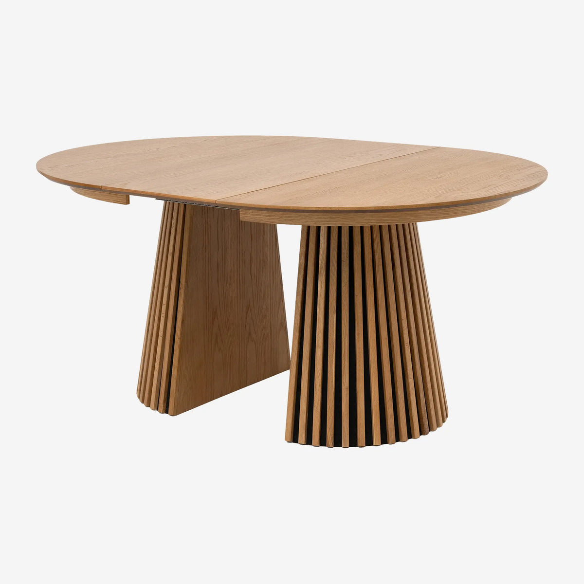 ORINO - Oak Extendable Dining Table - Seats 4,6 or 8