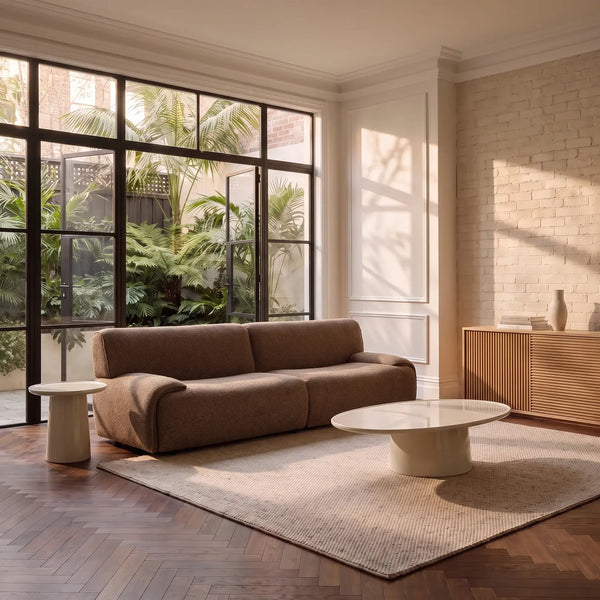 AMAEL - Fabric 4 Seater Sofa