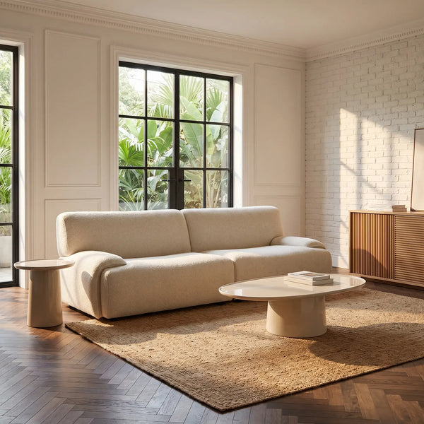 AMAEL - Fabric 4 Seater Sofa