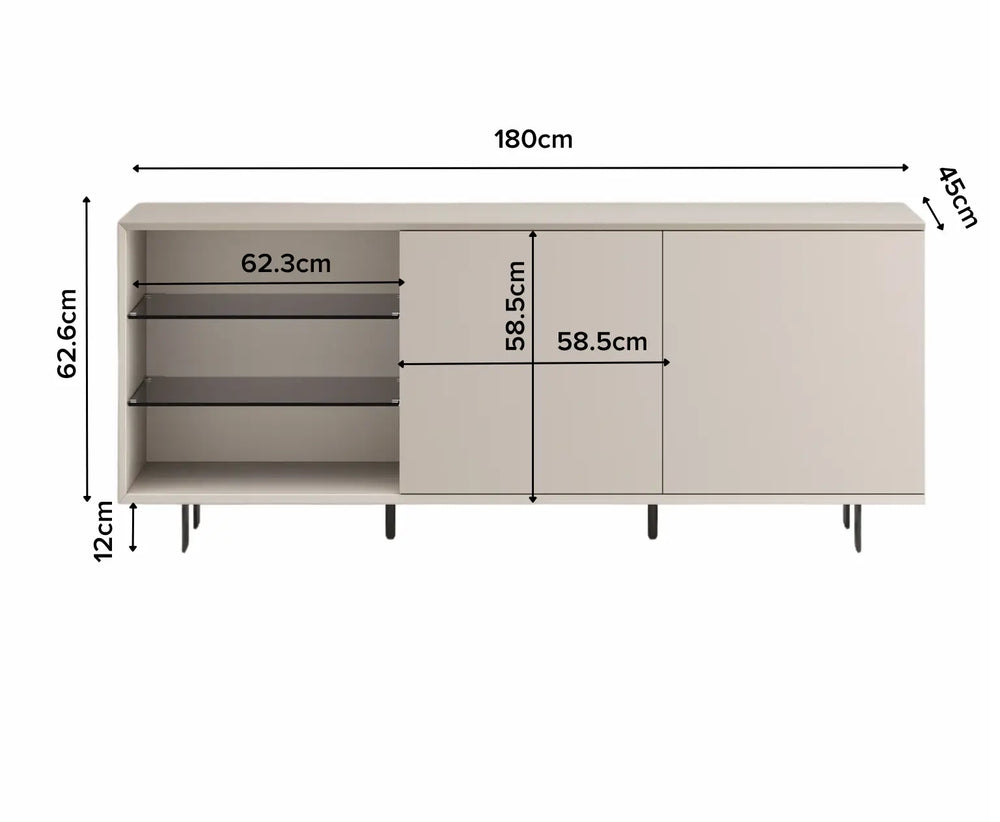 Product dimensions