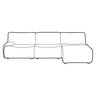 Right hand chaise