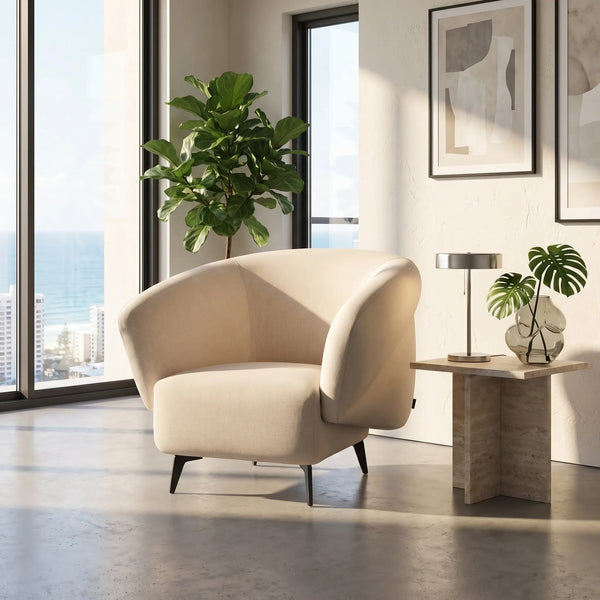 BRECIO - Fabric Armchair