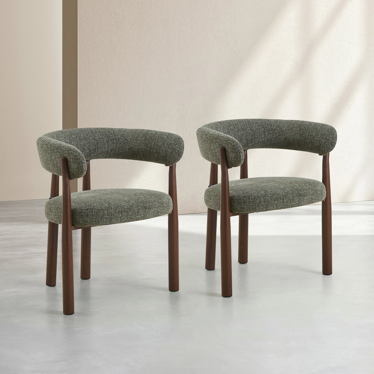 BRYNE - Set of 2 Dining Armchairs