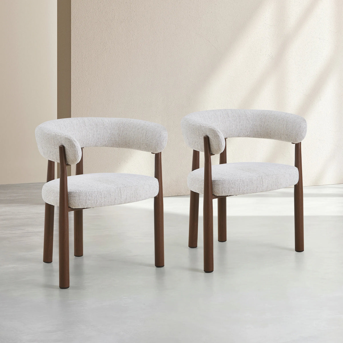 BRYNE - Set of 2 Dining Armchairs