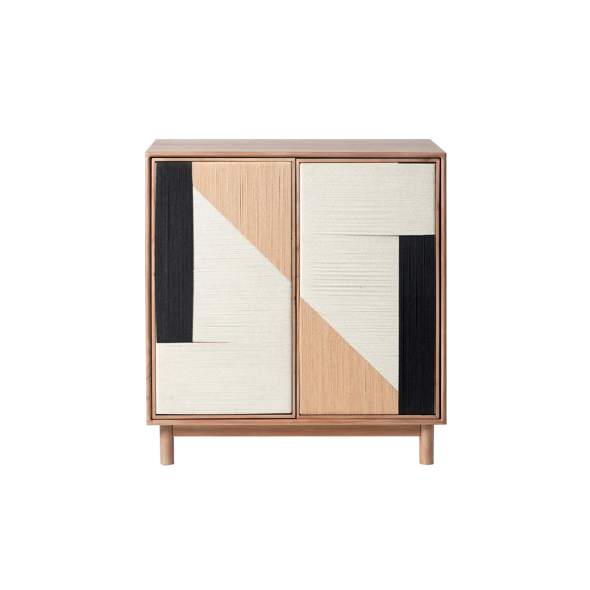 CALEN - Wood & Cotton 2 Door Sideboard