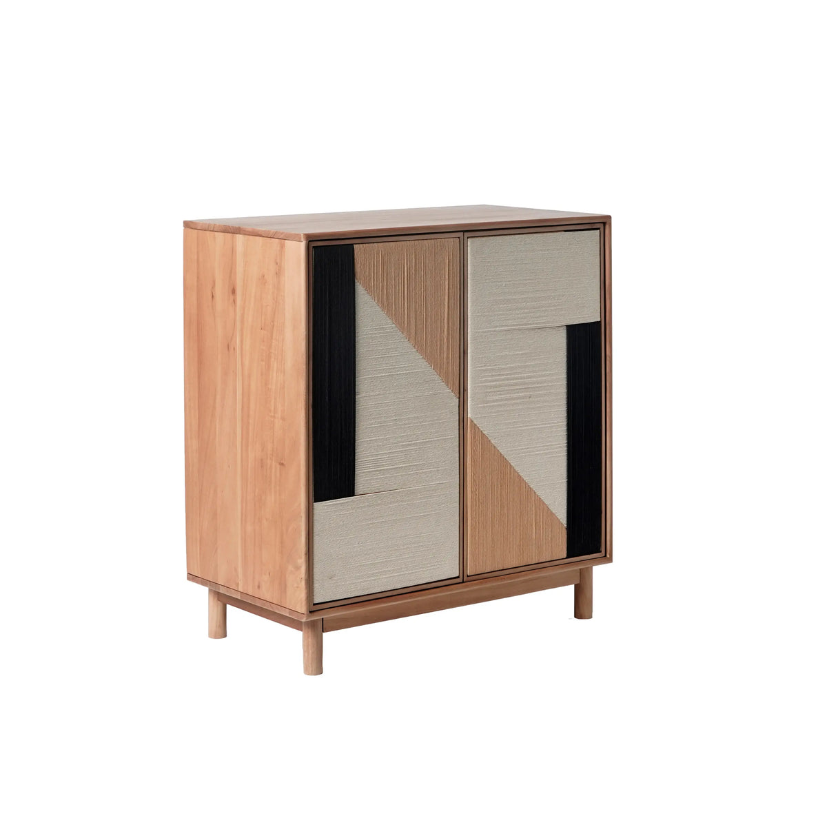 CALEN - Wood & Cotton 2 Door Sideboard