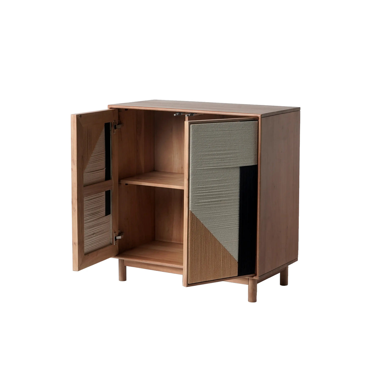 CALEN - Wood & Cotton 2 Door Sideboard