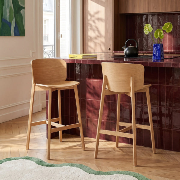 CAMILA - Oak Barstool
