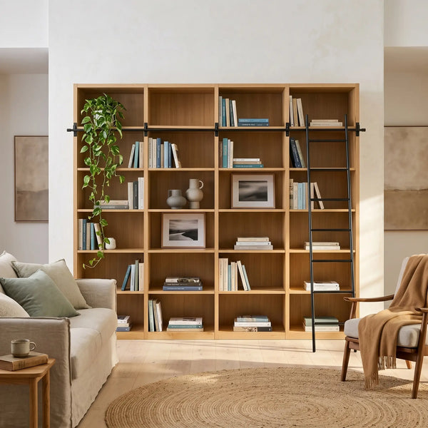 CAMUS - Oak Bookcase Extension