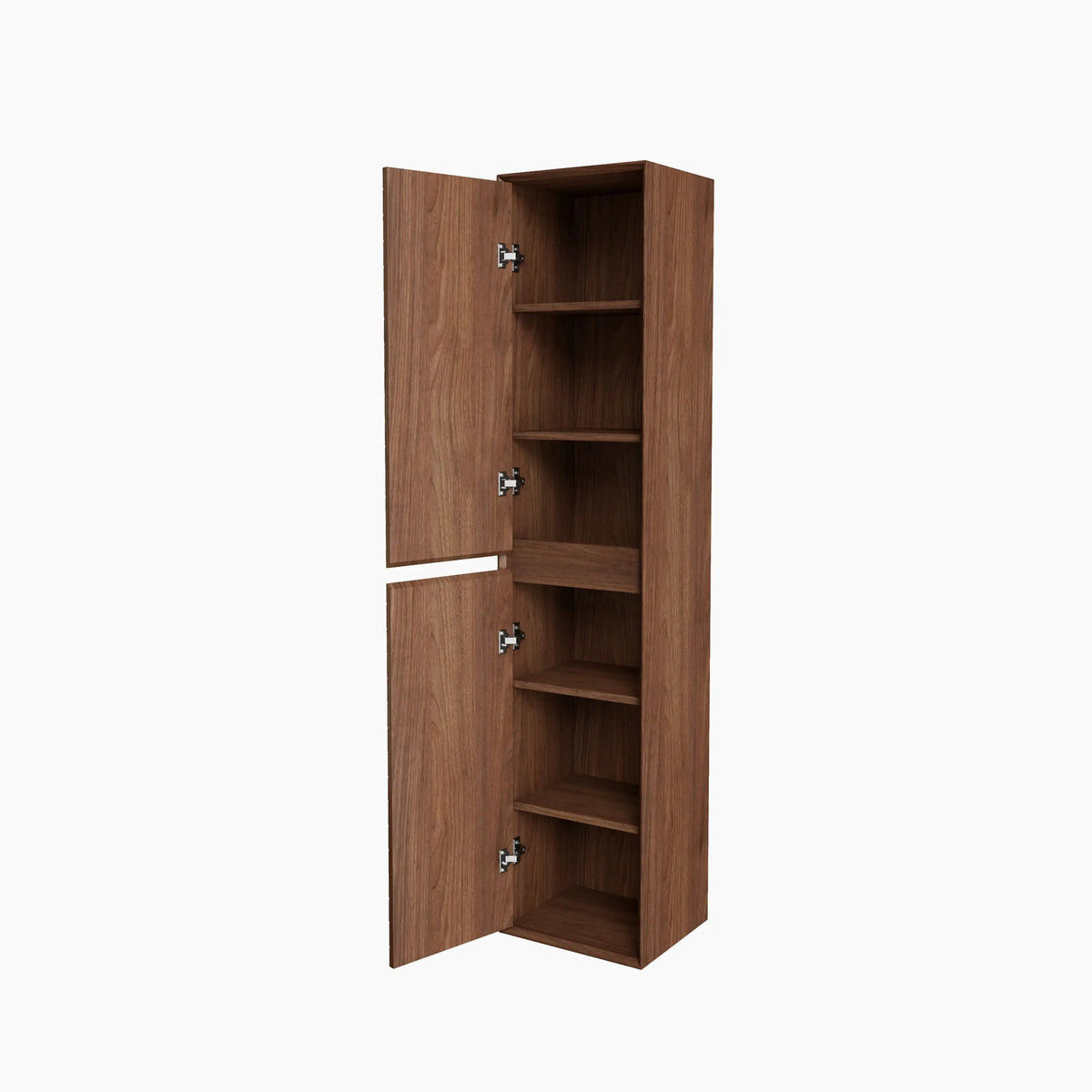 CASSIAN - Walnut 2 Door Bathroom Cabinet