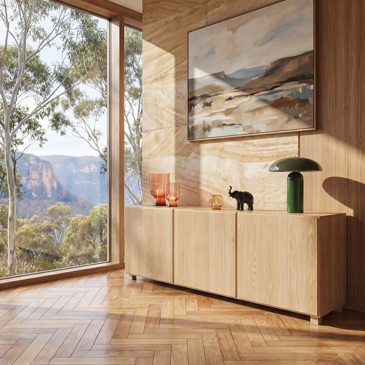 DRIO - Oak 3 Drawer Sideboard