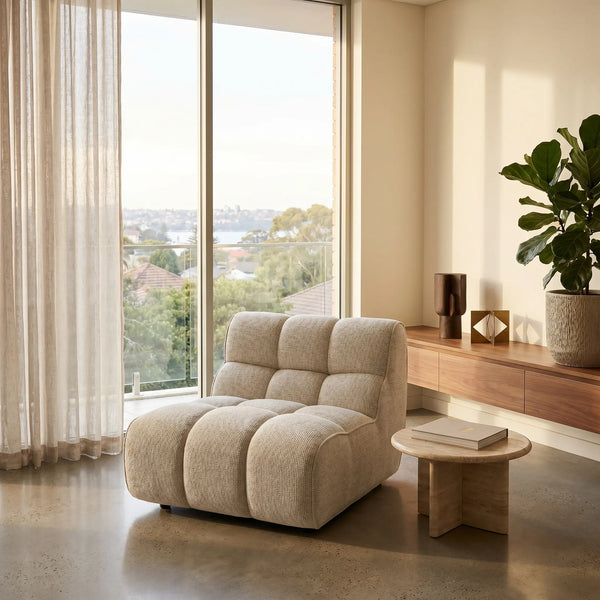 ELAIA - Upholstered Fabric Lounge Chair