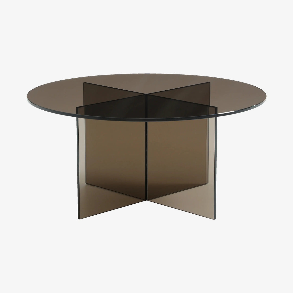 ELORY - Glass Round Coffee Table