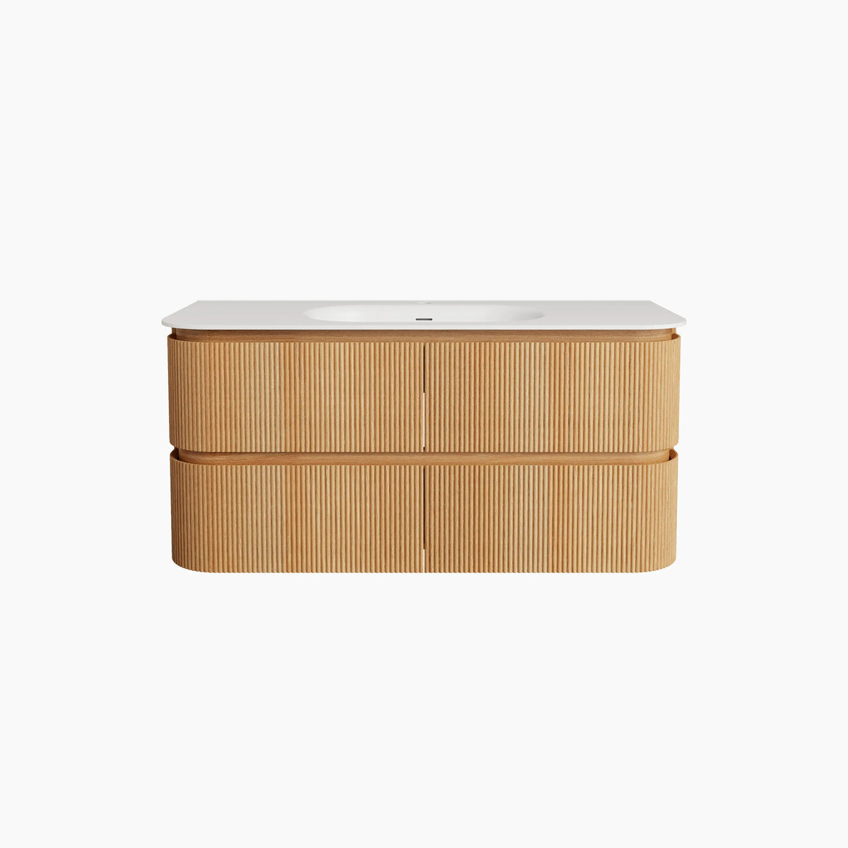 ENOLA - Ash 2 Drawer Bathroom Cabinet - 120 cm
