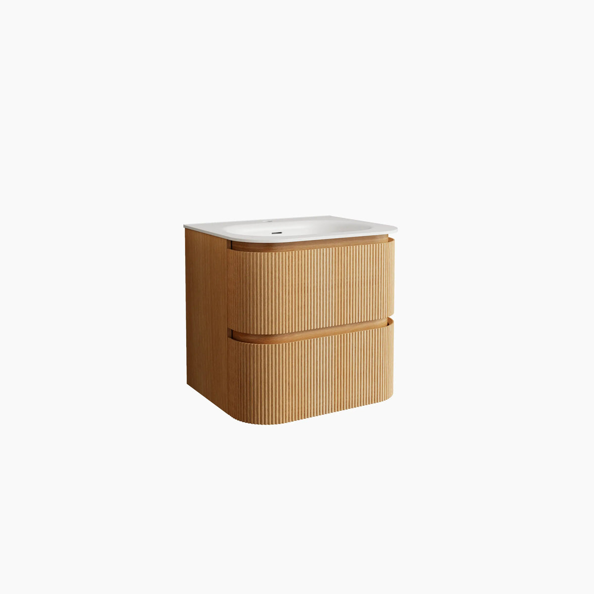 ENOLA - Ash 2 Drawer Bathroom Cabinet - 60 cm