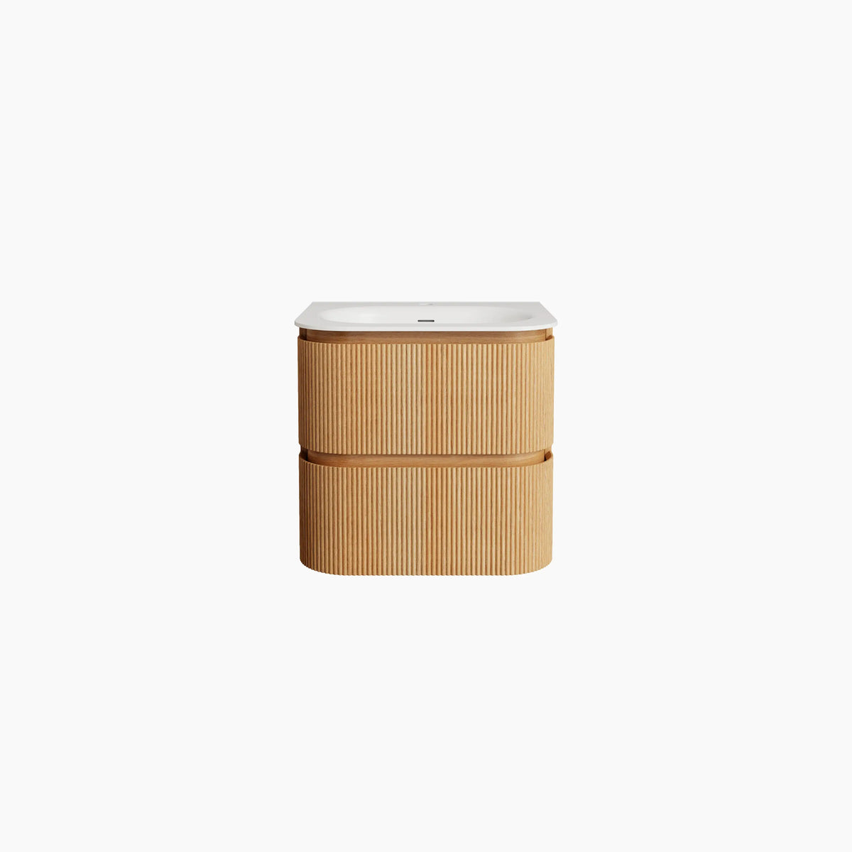 ENOLA - Ash 2 Drawer Bathroom Cabinet - 60 cm