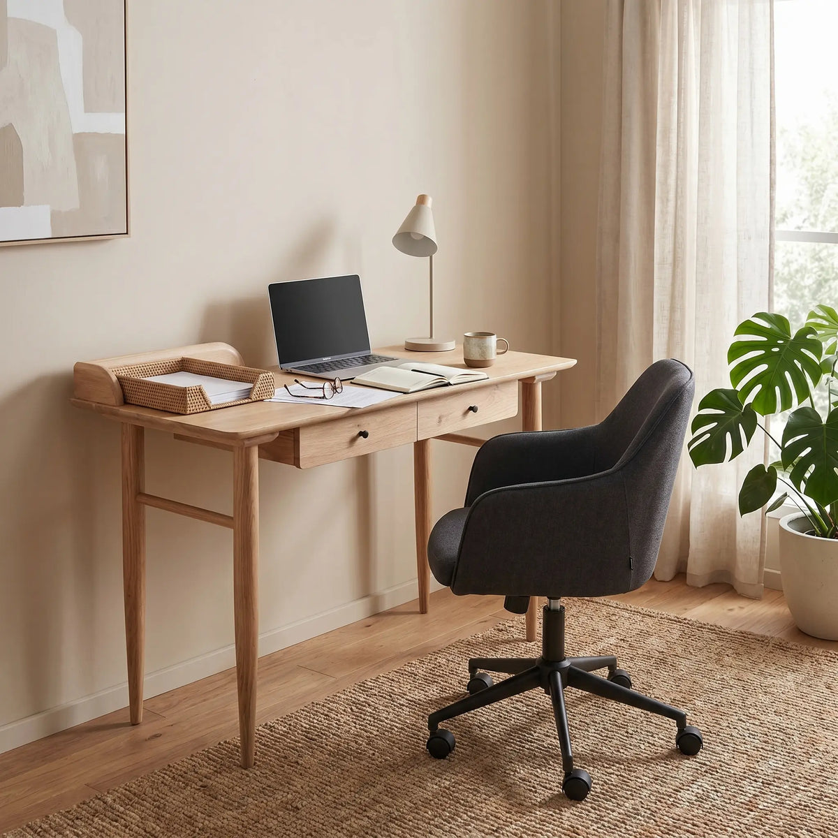 EUGENIE - Oak Desk