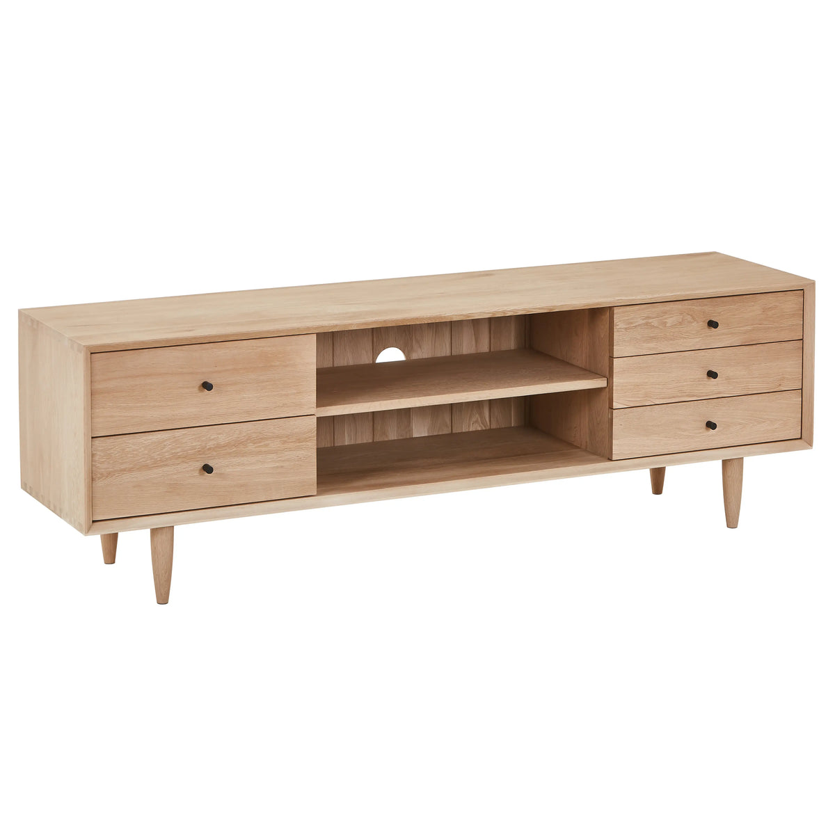 EUGENIE - Oak 5 Drawer Dresser