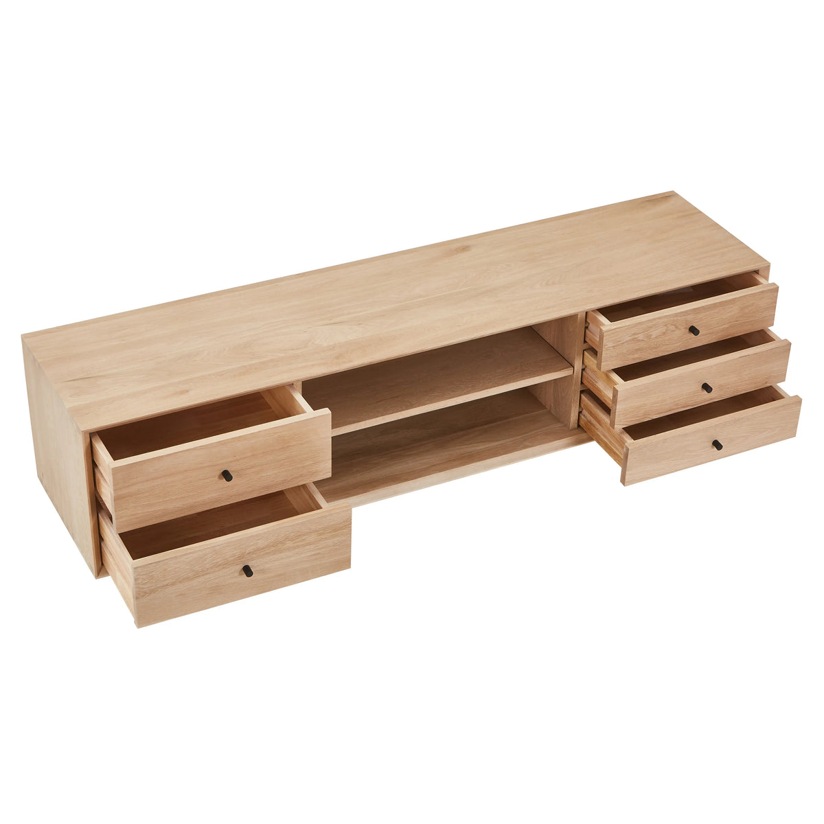 EUGENIE - Oak 5 Drawer Dresser