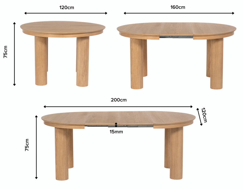 Product dimensions