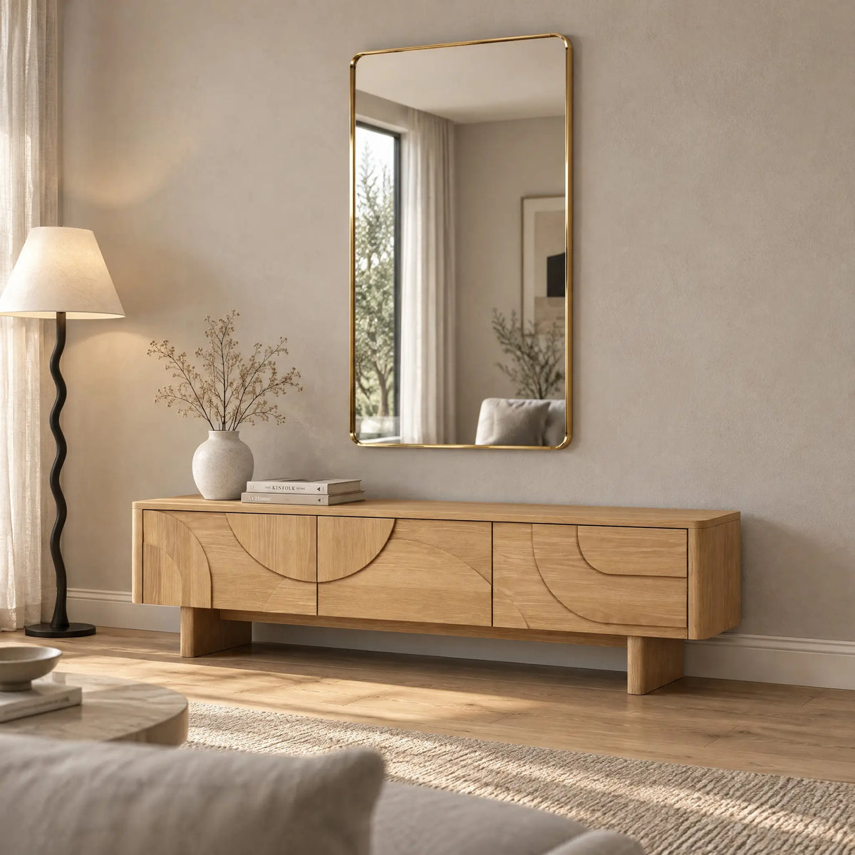 FARNO - Rectangular Mirror - 80 x 120 cm