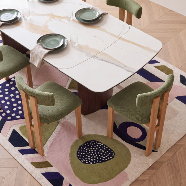 FESINOS - Ceramic Extendable Dining Table