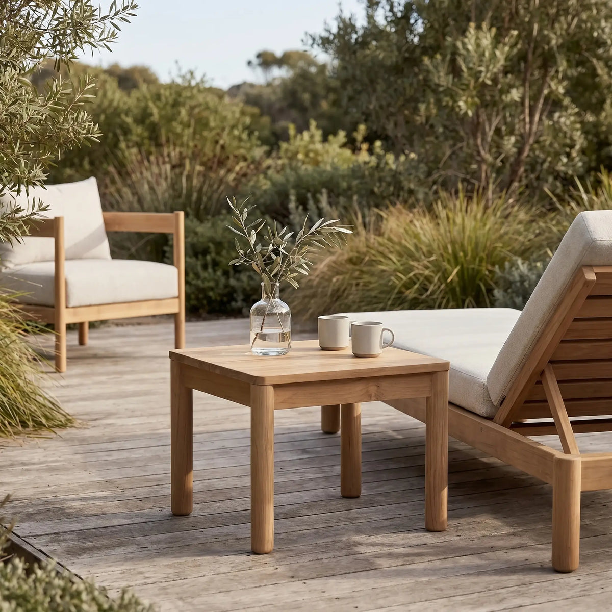 FIGARI - Teak Outdoor Side Table
