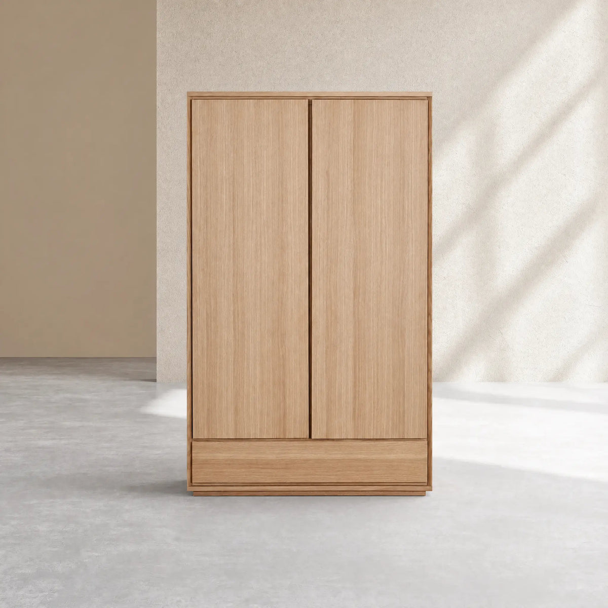 HAZO - Oak 2 Door Wardrobe