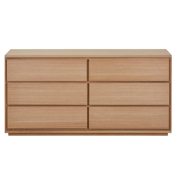 HAZO - Oak 6 Drawer Chest