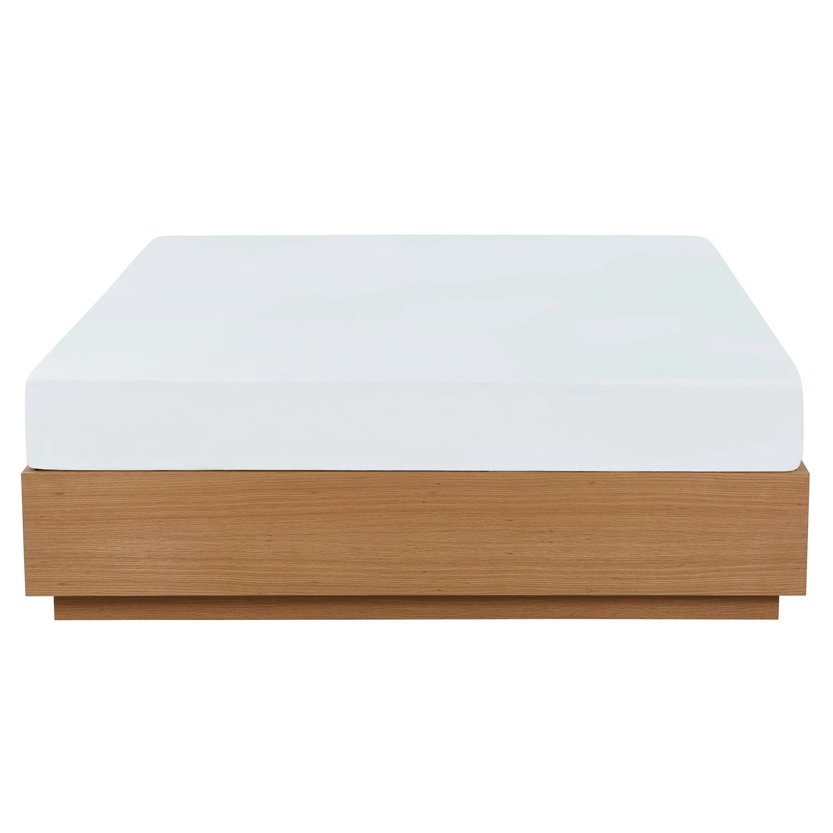 HAZO - Oak Slatted Bed Base - Queen Size