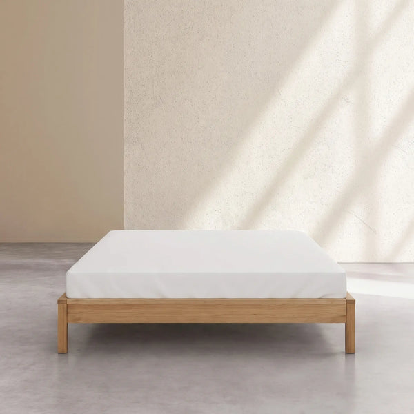 HAZO - Solid Oak Slatted Bed Base - King Size