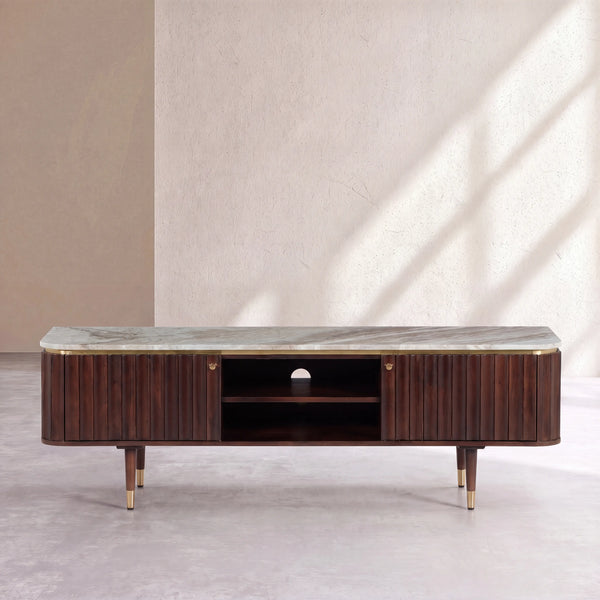 HECTOR - Marble 2 Door Entertainment Unit
