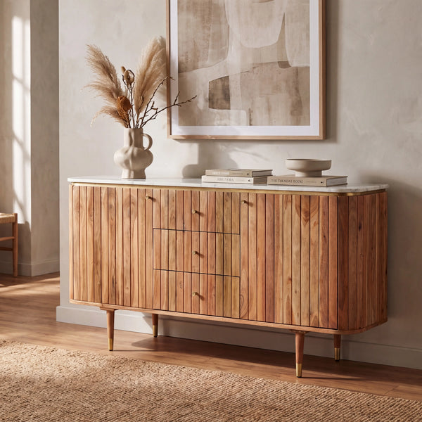 HECTOR - Marble 2 Door Sideboard