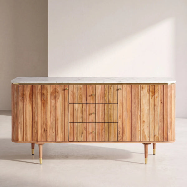 HECTOR - Marble 2 Door Sideboard