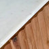 White marble natural wood