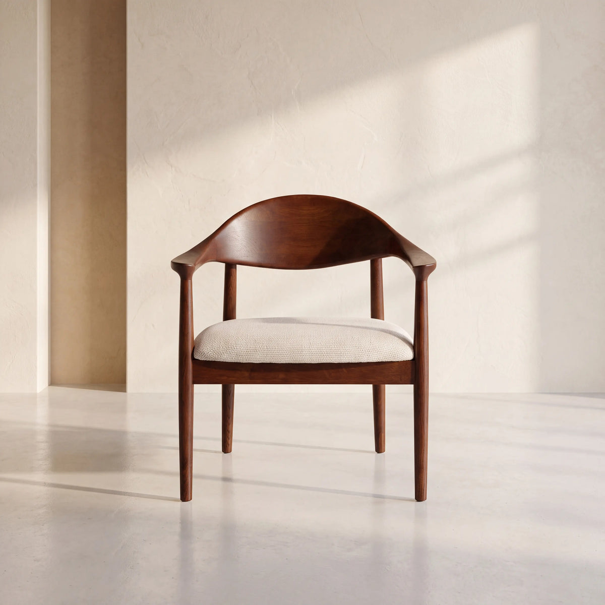 IRINA - Fabric & Oak Dining Chair