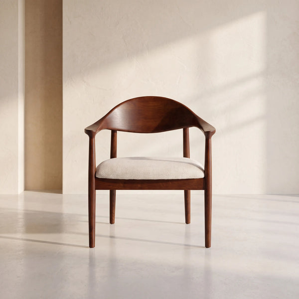 IRINA - Fabric & Oak Dining Chair