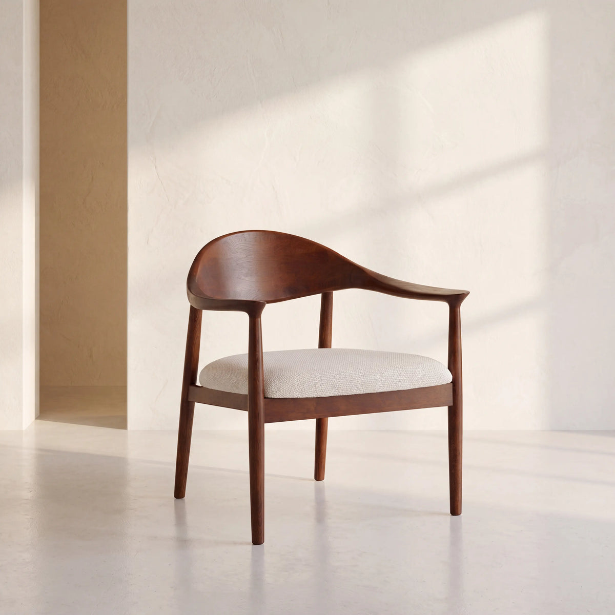 IRINA - Fabric & Oak Dining Chair