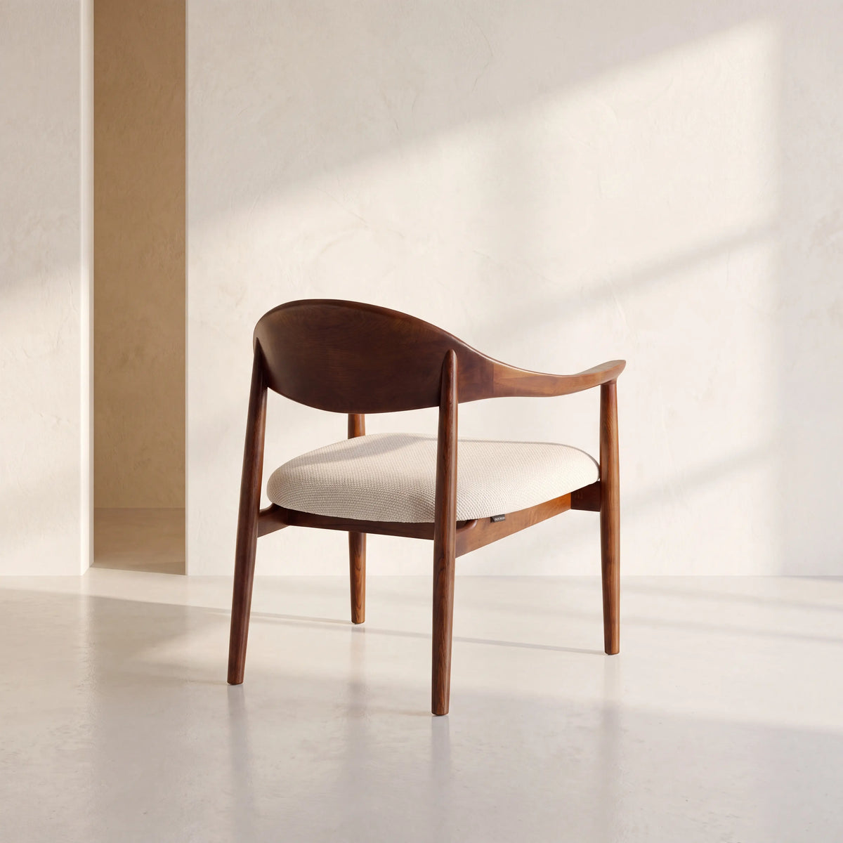 IRINA - Fabric & Oak Dining Chair