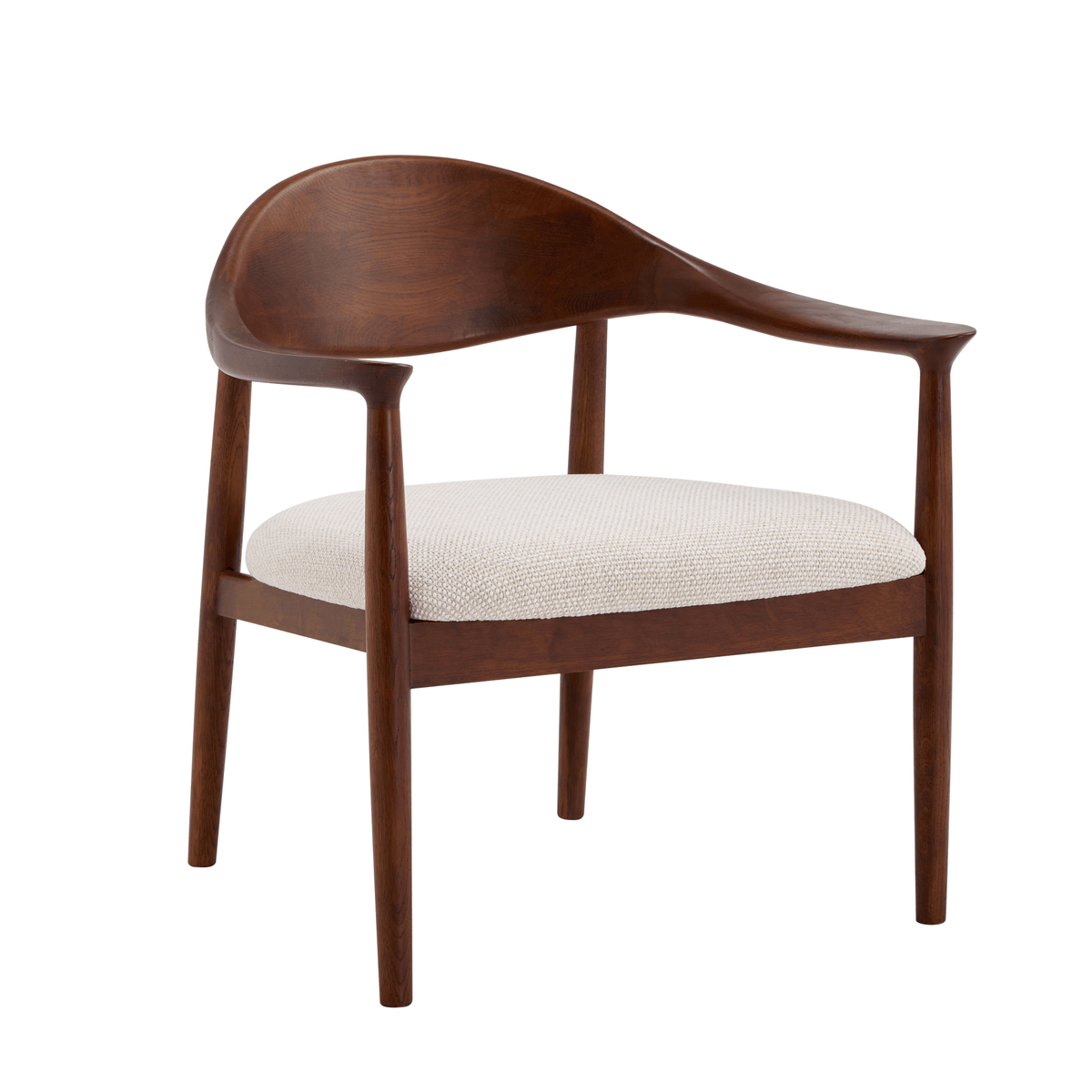 IRINA - Fabric & Oak Dining Chair