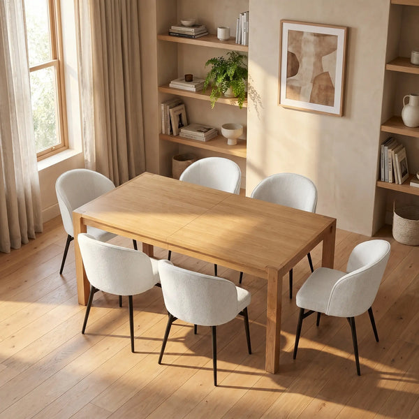 IVOINE - Oak Extendable Dining Table