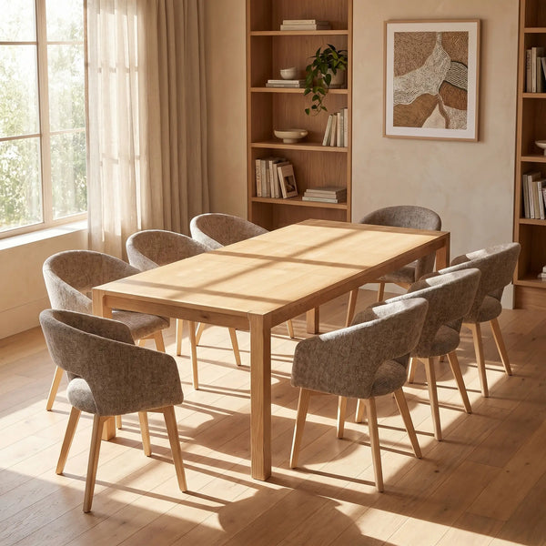 IVOINE - Oak Extendable Dining Table