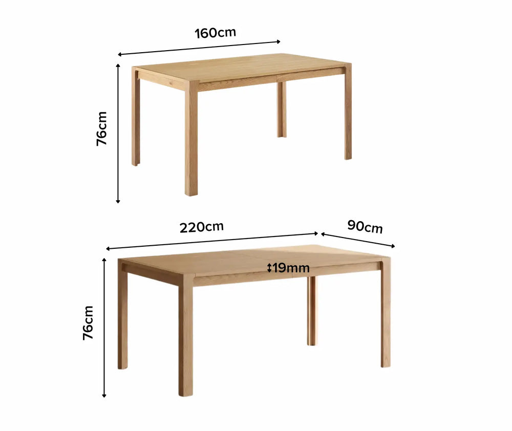 Product dimensions