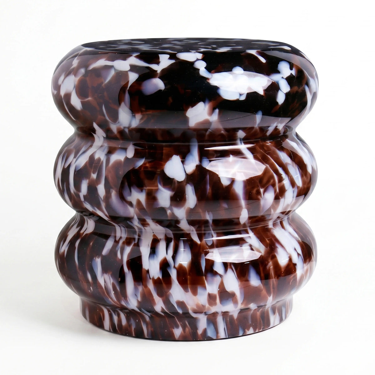 LIORO - Glass Side Table - 40 cm